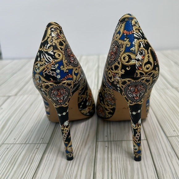 Aldo Kriss Heels Womens Aldo Multicolored Patterned Pumps Shoes Size 8M - Picture 5 of 13